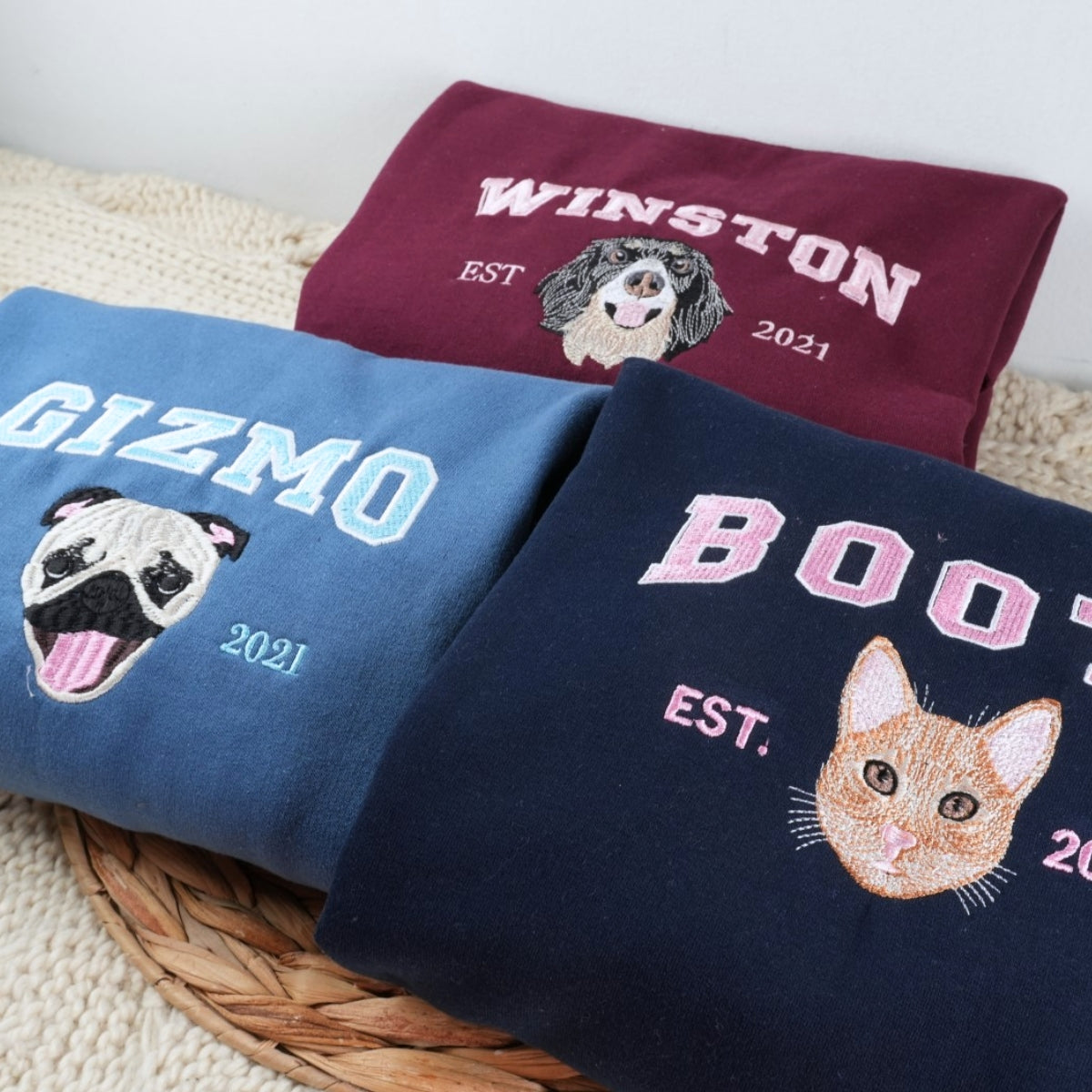 Cat Dad Custom Embroidered Hoodie - Perfect Father's Day Cat Lover Gift