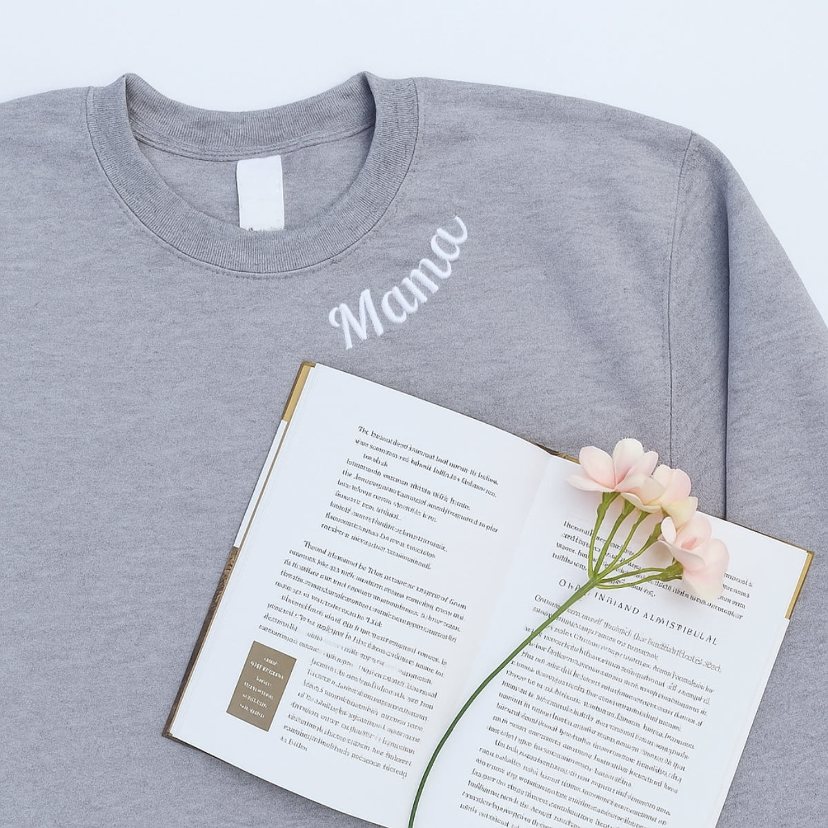 Mama Custom Embroidered Hoodie - Mom Sweatshirt - Personalized Mother's Day Gift