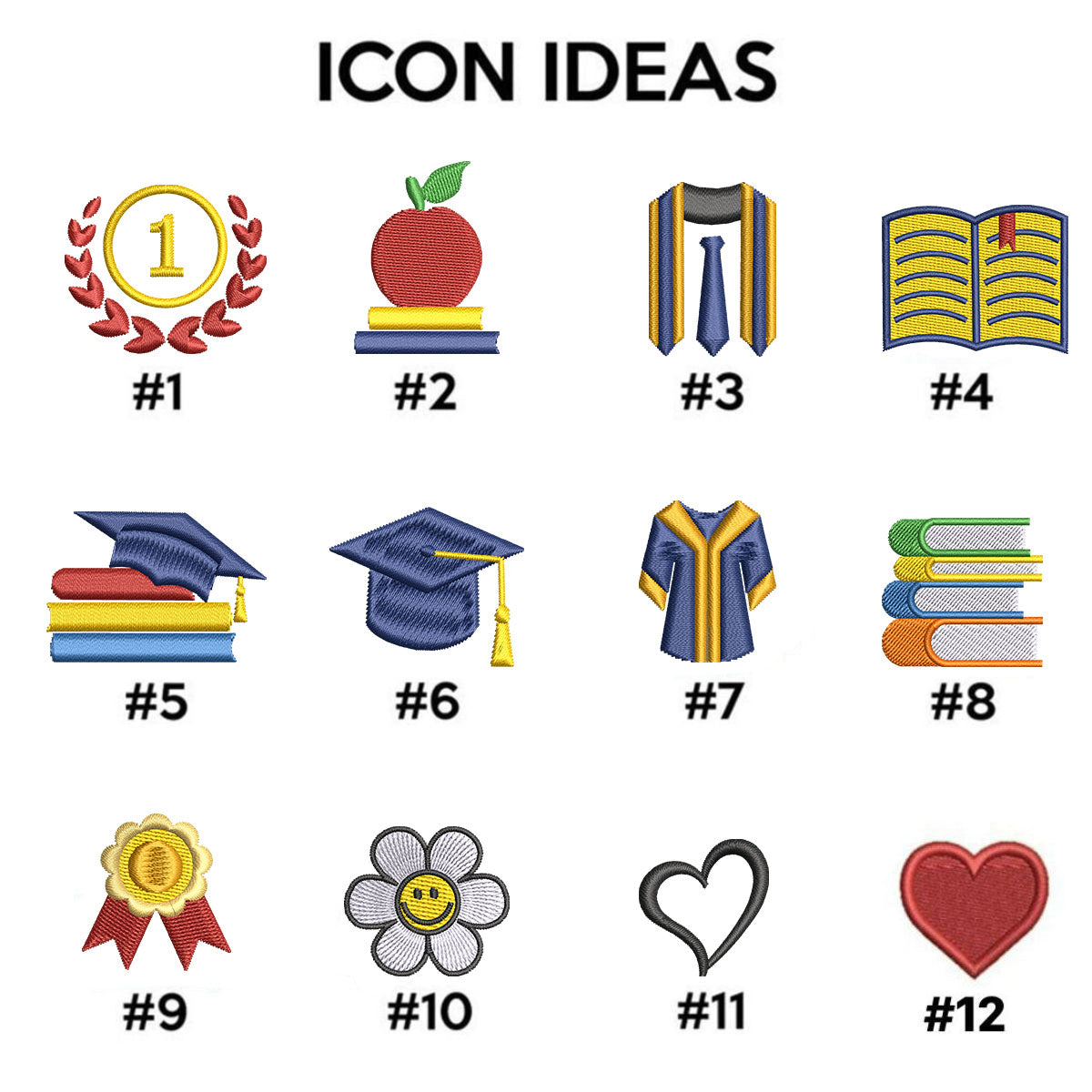 Embroidered University Alumni Hoodie with School Name & Year - College Gift